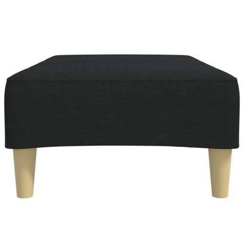 Tabure crni 77x55x31 cm od tkanine - Crna 1 Cijena