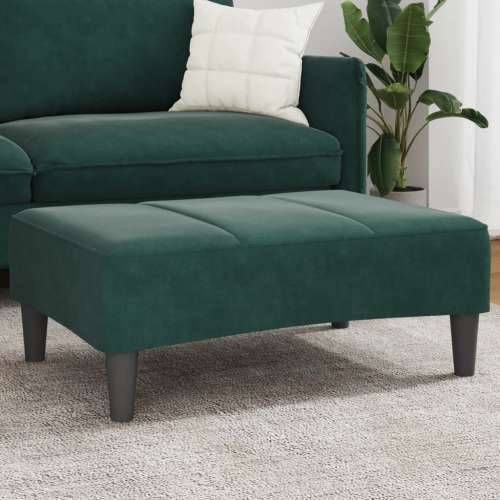 Tabure tamnozeleni 77x55x31 cm baršunasti - Tamnozelena 1 Cijena