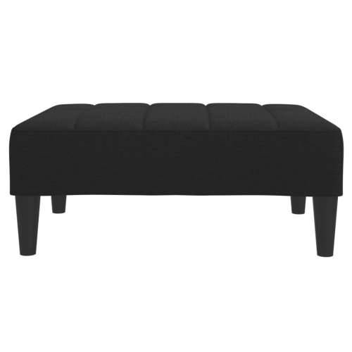 Tabure crni 77x55x31 cm od tkanine - Crna 1 Cijena