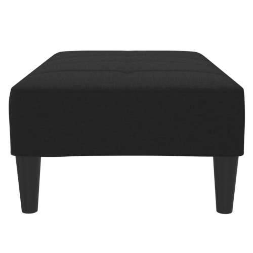 Tabure crni 77x55x31 cm od tkanine - Crna 1 Cijena