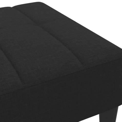 Tabure crni 77x55x31 cm od tkanine - Crna 1 Cijena