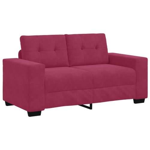 Ljubavni sofa u vinski crveni, 120 cm, baršun - boja crnog vina 120 cm Cijena