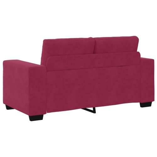 Ljubavni sofa u vinski crveni, 120 cm, baršun - boja crnog vina 120 cm Cijena