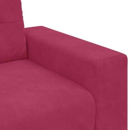Ljubavni sofa u vinski crveni, 120 cm, baršun - boja crnog vina 120 cm Cijena
