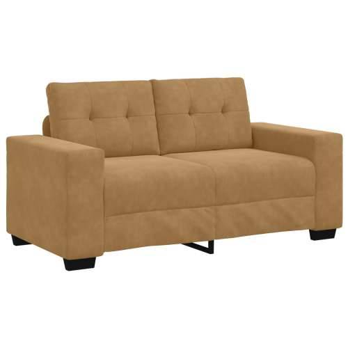 Dvosjed Smeđa 120 cm Baršun - Smeđa 120 cm Cijena