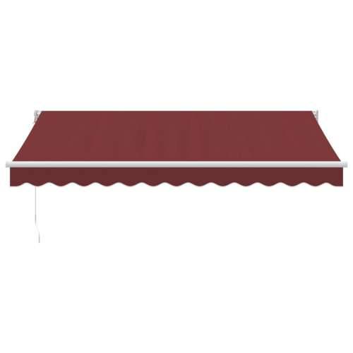 Tenda na ručno uvlačenje bordo 350 x 250 cm - boja burgundca i bijela 350 x 250 cm 1 Cijena