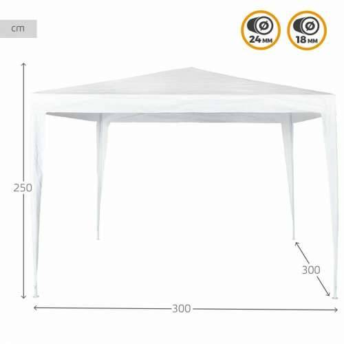 Sjenica Aktive Bijela 300 x 300 x 250 cm Plastika Cijena
