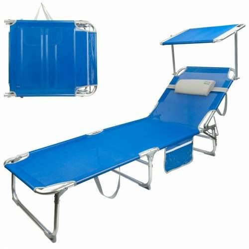 Ležaljka za plažu Colorbaby Mornarsko plava 188 x 58 x 30 cm Cijena