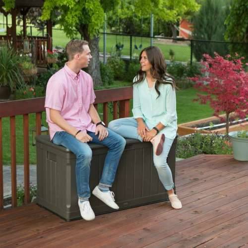 Vanjski sanduk Lifetime Smeđa 440 L Plastika 127 x 64 x 67 cm Cijena