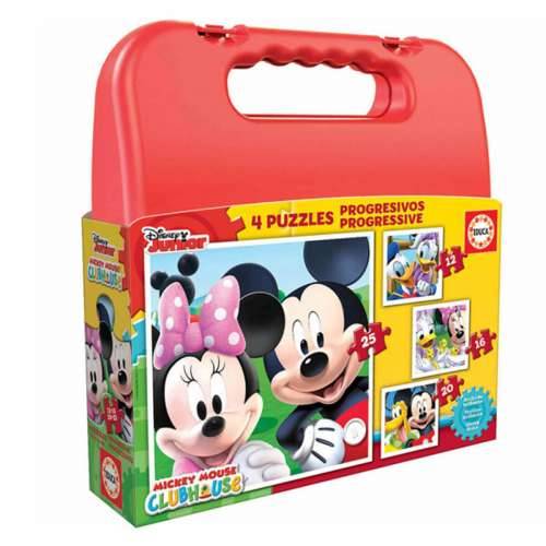Set 4 Puzzle Disney Mickey Mouse Progressive Educa 16505 (12-16-20-25 pcs) Cijena