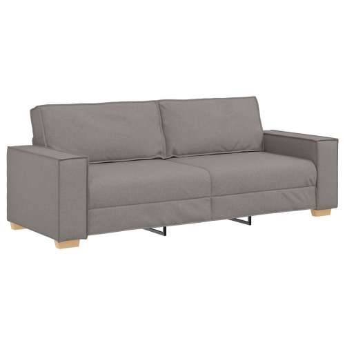 Sofa za 3 osobe taupe 180 cm tkanina - Sivo-smeđa 180 cm Cijena