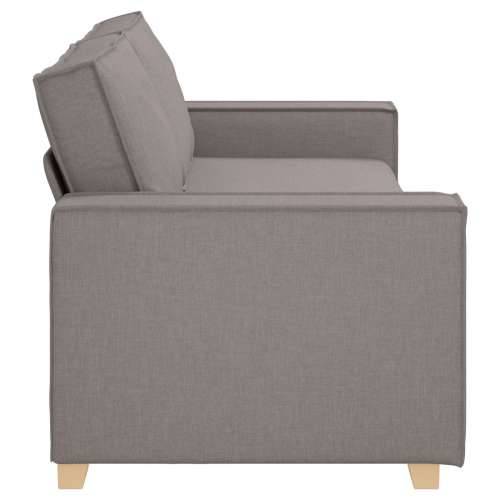 Sofa za 3 osobe taupe 180 cm tkanina - Sivo-smeđa 180 cm Cijena