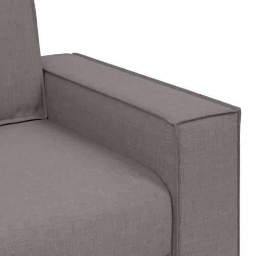 Sofa za 3 osobe taupe 180 cm tkanina - Sivo-smeđa 180 cm Cijena