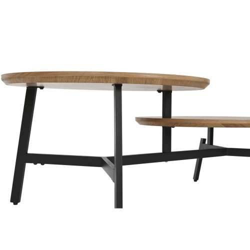 Stolić za dnevni boravak Home ESPRIT Crna Prirodno 115 x 60 x 40,5 cm Cijena