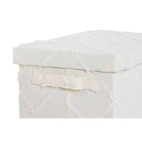 Set ukrasnih kutija Home ESPRIT Siva Krema 40 x 30 x 20 cm 3 Dijelovi (2 kom.) Cijena