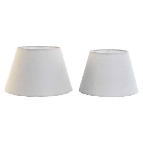 Zaslon Svjetiljke Home ESPRIT Bež Lan Metal 40 x 40 x 25 cm (2 kom.) Cijena