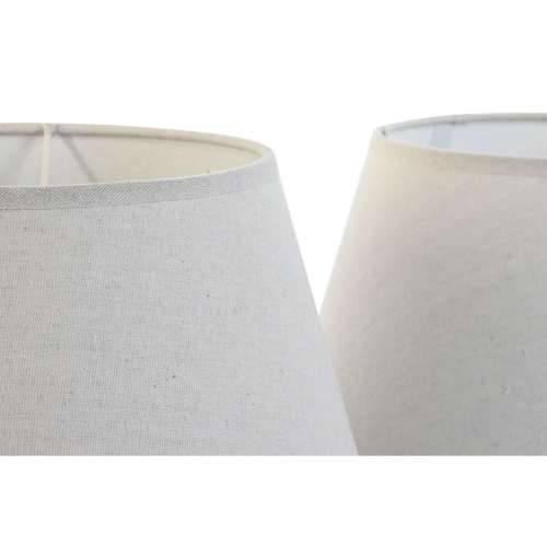 Zaslon Svjetiljke Home ESPRIT Bež Lan Metal 40 x 40 x 25 cm (2 kom.) Cijena