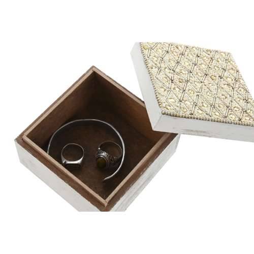 Kutija za nakit Home ESPRIT Pisana Roza Lila Drvo Manga 10 X 10 X 6,6 cm (2 Dijelovi) (6 kom.) Cijena