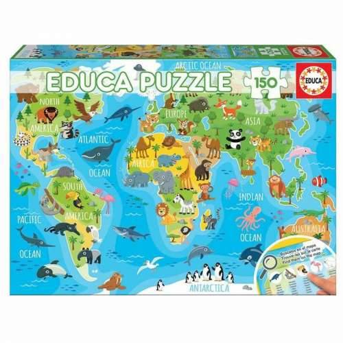 Puzzle Educa Animals Map (150 pcs) Cijena