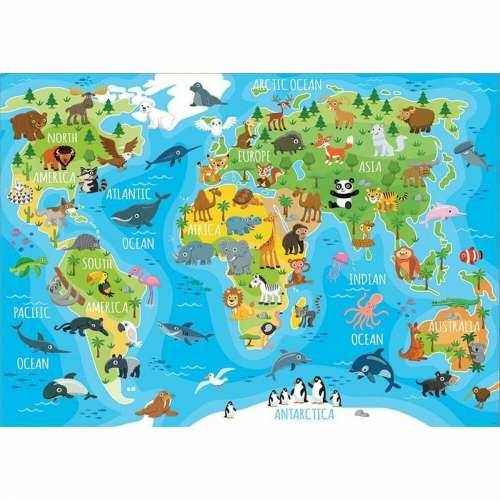 Puzzle Educa Animals Map (150 pcs) Cijena