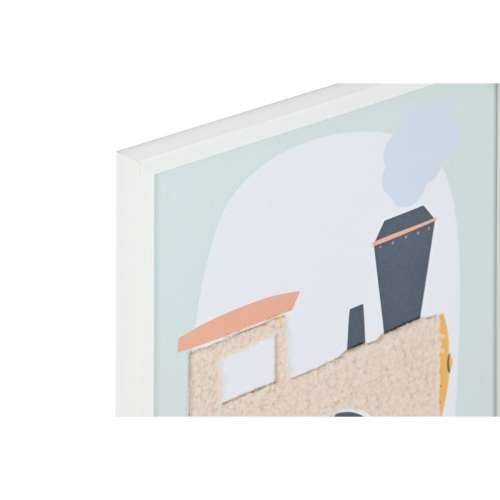 Slika Home ESPRIT Rumena Plava Platno 30 x 1,8 x 40 cm (4 kom.) Cijena