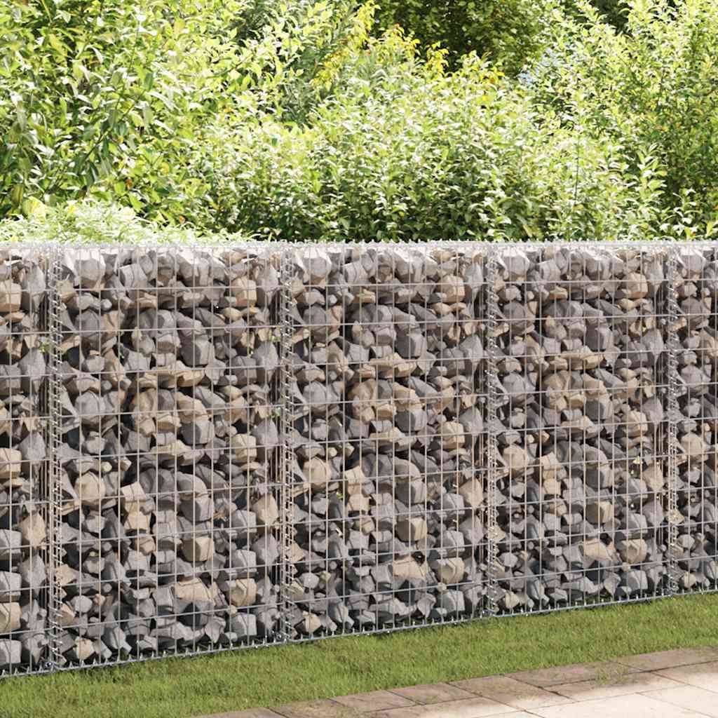 Gabion - Gabion ograde - Gabionska košara s poklopcima od pocinčane žice 100 x 100 x 30 cm