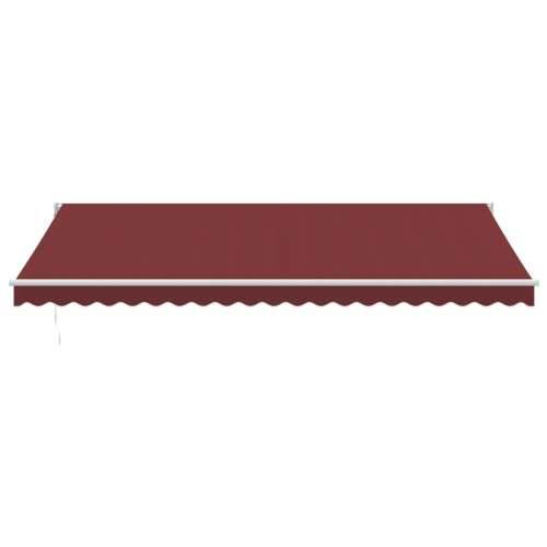 Tenda na ručno uvlačenje bordo 500 x 300 cm - boja burgundca i bijela 500 x 300 cm 1 Cijena