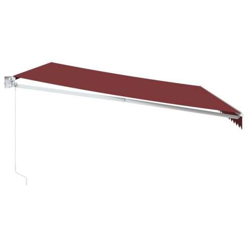 Tenda na ručno uvlačenje bordo 500 x 300 cm - boja burgundca i bijela 500 x 300 cm 1 Cijena