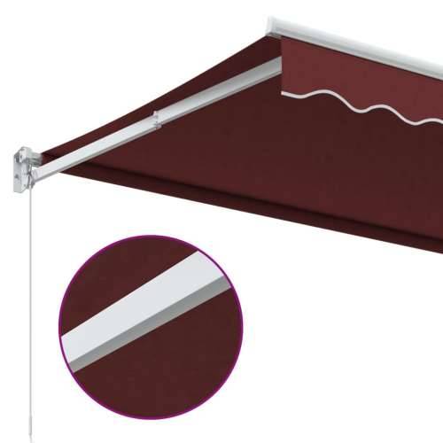 Tenda na ručno uvlačenje bordo 500 x 300 cm - boja burgundca i bijela 500 x 300 cm 1 Cijena
