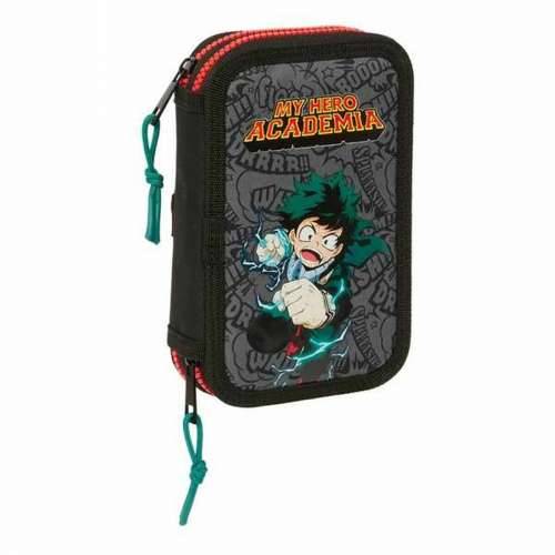 Školska Pernica My Hero Academia Crna 12.5 x 19.5 x 4 cm 28 Dijelovi Cijena