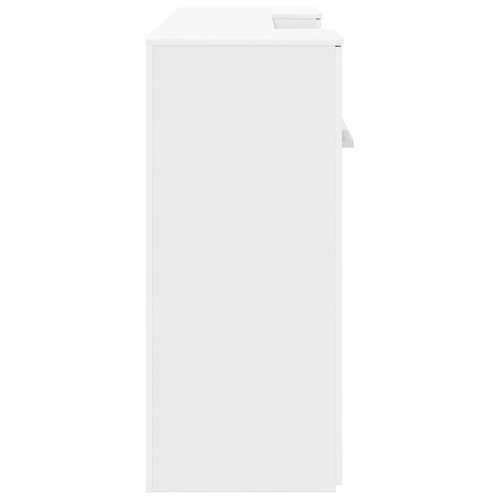 Recepcijski stol bijeli 200x50x103,5 cm od konstruiranog drva - Bijela 200 x 50 x 103.5 cm Cijena