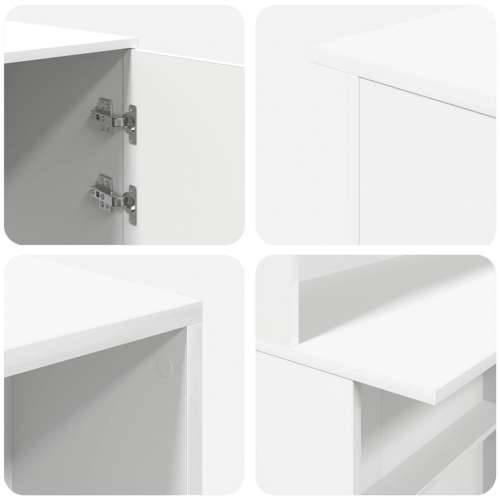 Recepcijski stol bijeli 200x50x103,5 cm od konstruiranog drva - Bijela 200 x 50 x 103.5 cm Cijena