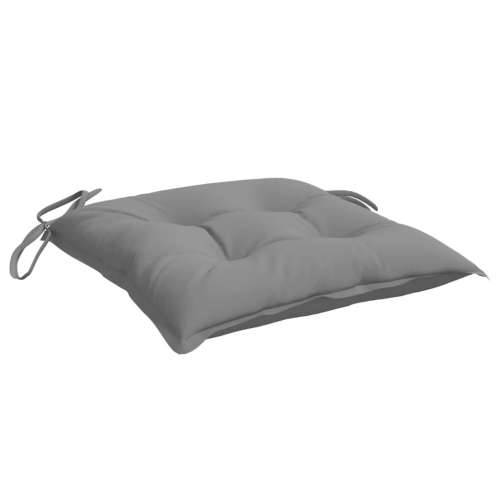 Jastuci za stolice 2 kom sivi 40 x 40 x 7 cm od tkanine Oxford - Siva 40 x 40 x 7 cm 2 Cijena