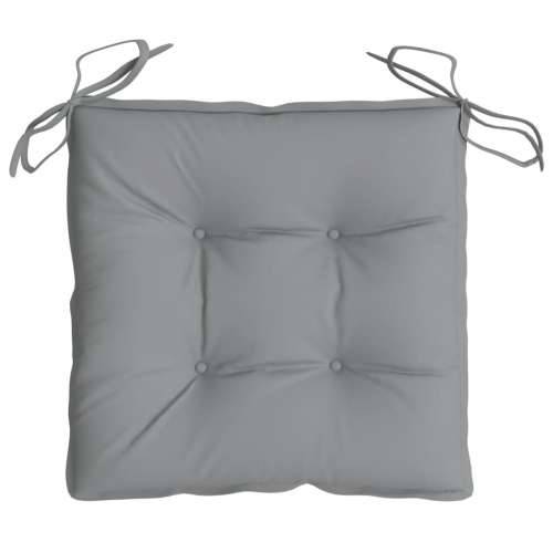 Jastuci za stolice 2 kom sivi 40 x 40 x 7 cm od tkanine Oxford - Siva 40 x 40 x 7 cm 2 Cijena