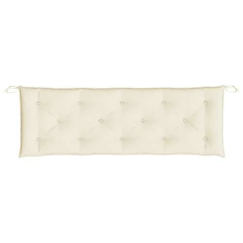 Jastuk za vrtnu klupu krem 150 x 50 x 7 cm od tkanine Oxford - Krema 150 x 50 x 7 cm 1 Cijena