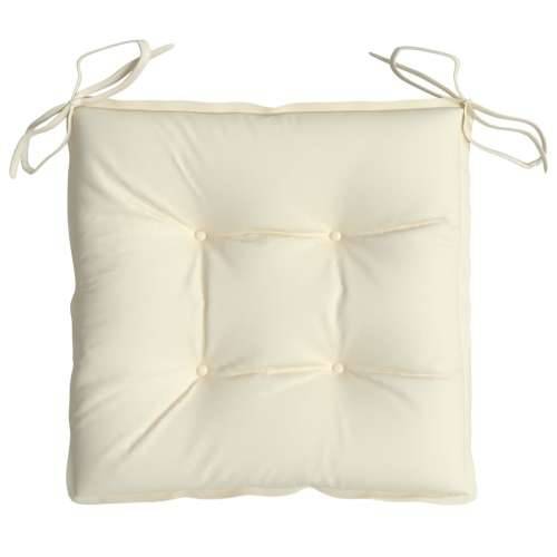 Jastuci za stolice 2 kom krem bijeli 50x50x7 cm tkanina Oxford - Krema 50 x 50 x 7 cm 2 Cijena
