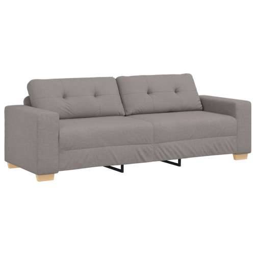 kauč za 3 osobe taupe 180 cm od tkanine - Sivo-smeđa 180 cm Cijena