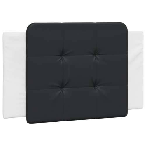 Krevet s madracem bijeli-crni 90 x 190 cm od umjetne kože - Bijela i crna 90 x 190 cm Cijena