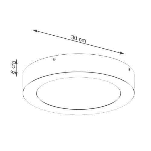 Stropna lampa ONYX 30 bijela LED 3000K Cijena