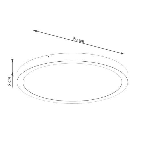 Stropna lampa ONYX 60 crna LED 3000K Cijena