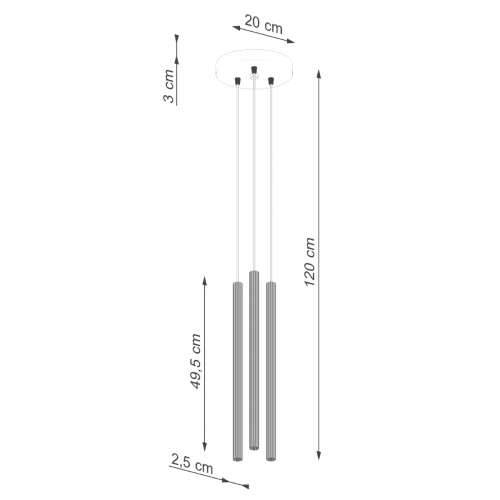 Visilica ARCHE 3P crna Cijena