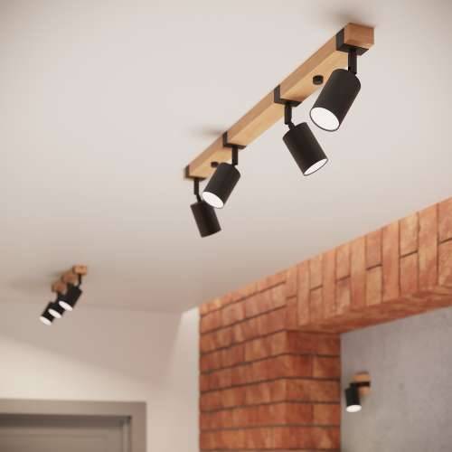 Stropna lampa FAGER 3 crna Cijena