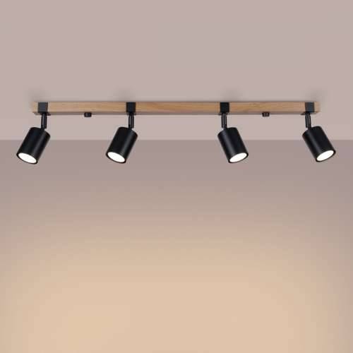 Stropna lampa FAGER 4L crna Cijena