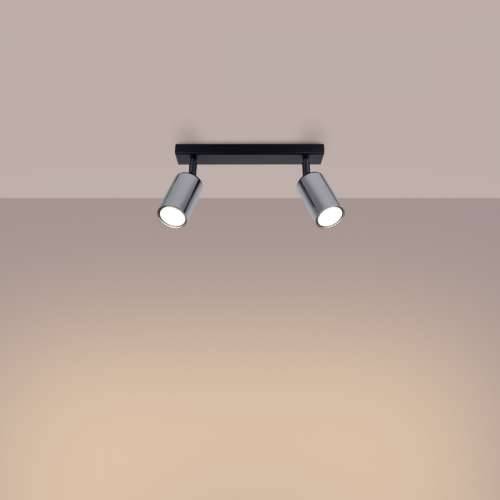 Stropna lampa WINX 2 crna/krom Cijena
