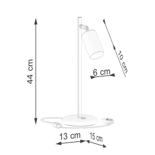 Stolna lampa WINX crna/bakar Cijena