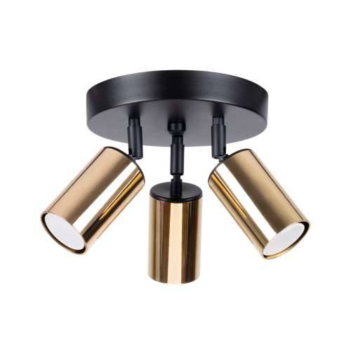Stropna lampa WINX 3P crna/zlatna Cijena