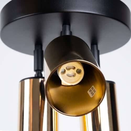 Stropna lampa WINX 3P crna/zlatna Cijena