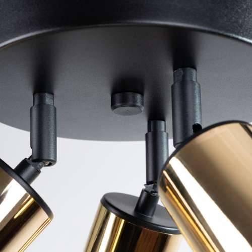 Stropna lampa WINX 3P crna/zlatna Cijena