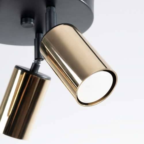 Stropna lampa WINX 3P crna/zlatna Cijena