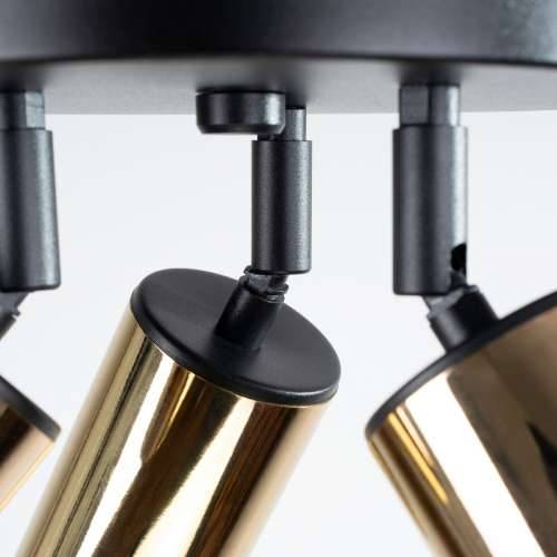 Stropna lampa WINX 3P crna/zlatna Cijena